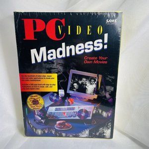 PC Video Madness For Windows 3.1 Sams Publishing Box Set Movie Create Cd-rom